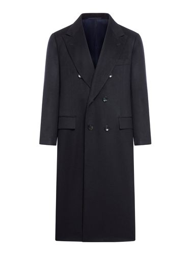 Cappotto Doppiopetto In Cashmere - Kiton - Modalova