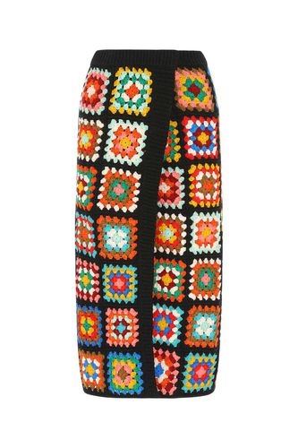 Alanui Multicolor Crochet Skirt - Alanui - Modalova