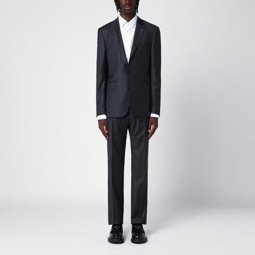 Bruce Single-breasted Pinstripe Suit - Tagliatore - Modalova