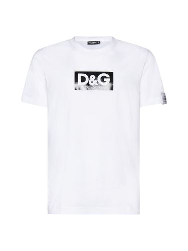 Dolce & Gabbana Shiny Logo T-shirt - Dolce & Gabbana - Modalova