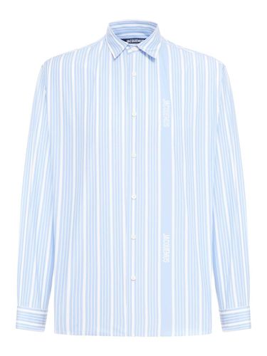 Striped Collared Long-sleeve Shirt - Jacquemus - Modalova