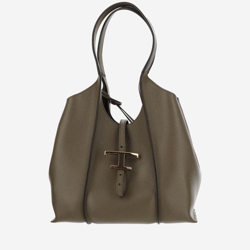 Timeless Leather Hobo T Bag Small - Tod's - Modalova