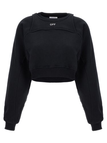 Logo Embroidery Sweatshirt - Off-White - Modalova