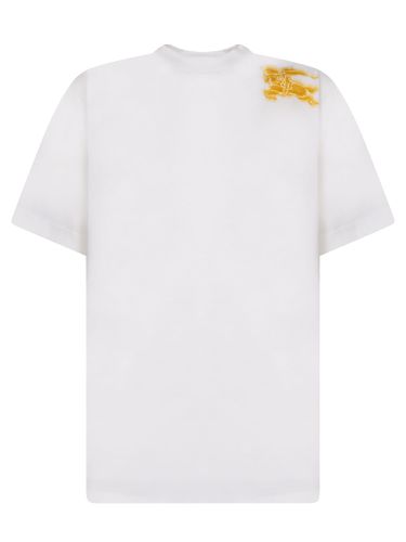 Burberry White Graphic Ss T-shirt - Burberry - Modalova