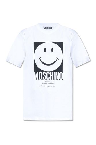 Moschino X Smiley Crewneck T-shirt - Moschino - Modalova