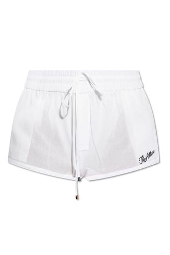 Logo Embroidered Drawstring Shorts - The Attico - Modalova