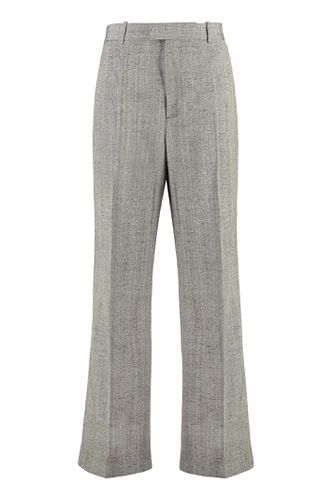 Viscose And Silk Flared Pants - Bottega Veneta - Modalova