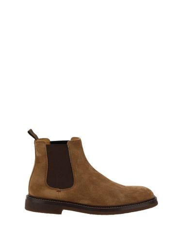 Suede Chelsea Boots - Brunello Cucinelli - Modalova