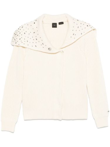 Ashera Cardigan In Cashmere Blend With Crystals - Pinko - Modalova