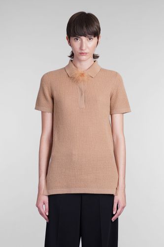 Blumarine Polo In Brown Wool - Blumarine - Modalova