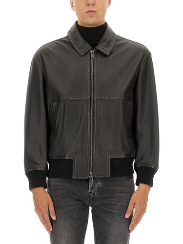 Hugo Boss Leather Jacket - Hugo Boss - Modalova