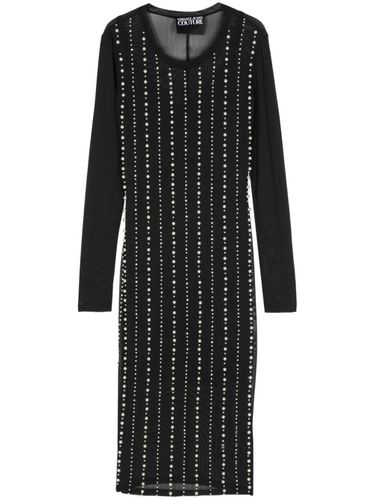 Pearl Embroidered Midi Dress - Versace Jeans Couture - Modalova