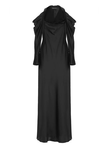 Alberta Ferretti Long Satin Dress - Alberta Ferretti - Modalova