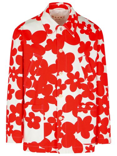 Marni Red Cotton Jacket - Marni - Modalova