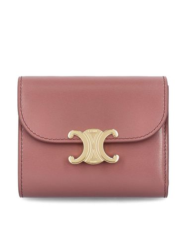 Celine Triomphe Small Flap Wallet - Celine - Modalova