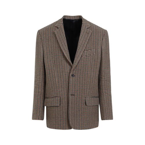 Houndstooth Button-up Jacket - Balenciaga - Modalova
