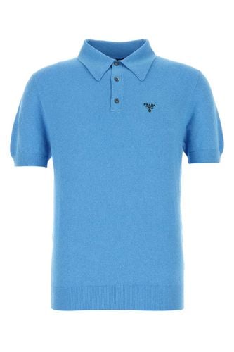 Prada Turquoise Cotton Polo Shirt - Prada - Modalova