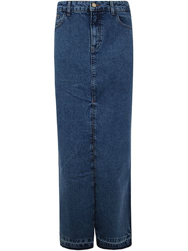 Denim Long Skirt - Philosophy di Lorenzo Serafini - Modalova