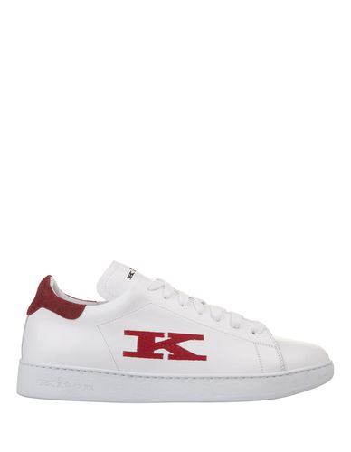 And Red Sneakers With Logo - Kiton - Modalova