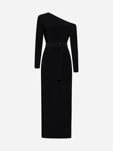 Drop Shoulder Side Slit Gown - Norma Kamali - Modalova