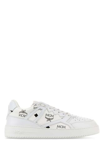 MCM Printed Canvas Terrain Sneakers - MCM - Modalova