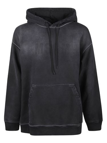 MSGM Logo Chest Hoodie - MSGM - Modalova