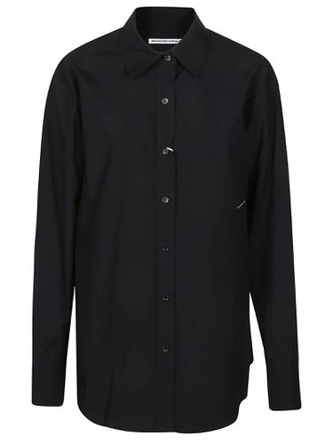 Flag Tag Logo Boyfriend Shirt - T by Alexander Wang - Modalova