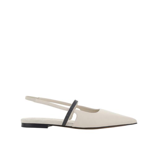 Brunello Cucinelli Slingback Flats - Brunello Cucinelli - Modalova