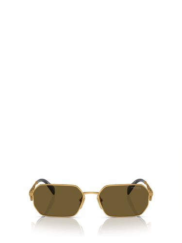 Pr A51s Matte Gold Sunglasses - Prada Eyewear - Modalova