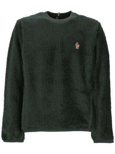 Logo Patch Knitted Jumper - Moncler Grenoble - Modalova