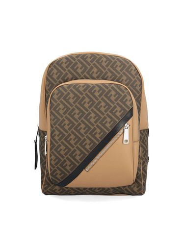 Fendi Ff Motif Zipped Backpack - Fendi - Modalova