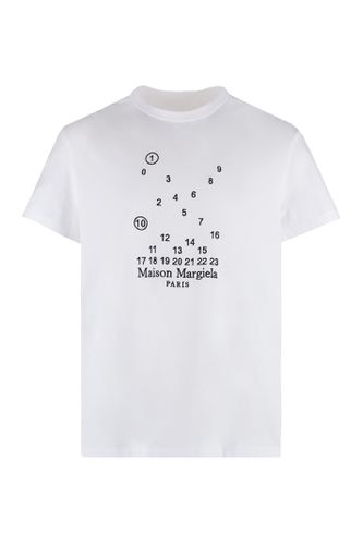 Maison Margiela Logo Cotton T-shirt - Maison Margiela - Modalova