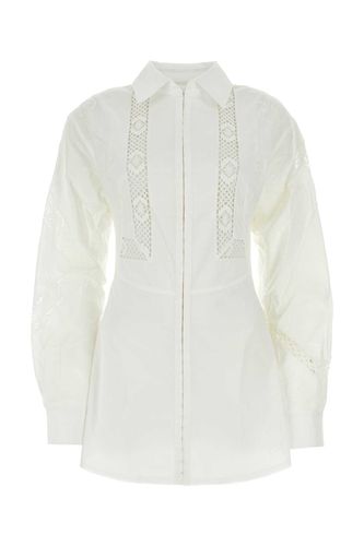 Cotton Shirt Dress - Marine Serre - Modalova