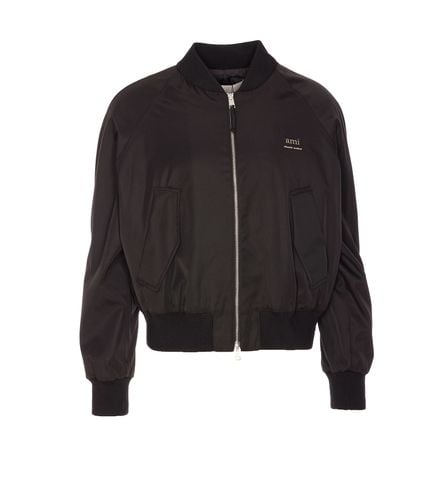 Ami Clssic Bomber Jacket - Ami Alexandre Mattiussi - Modalova