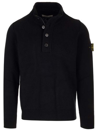 Stone Island Wool Knit Sweater - Stone Island - Modalova