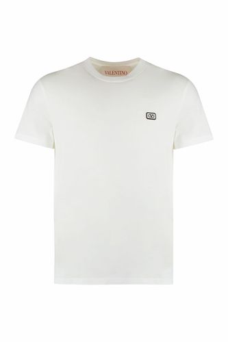 Valentino Cotton Crew-neck T-shirt - Valentino - Modalova