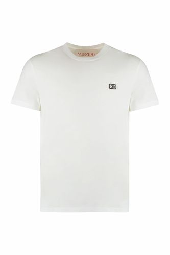 Cotton Crew-neck T-shirt - Valentino Garavani - Modalova