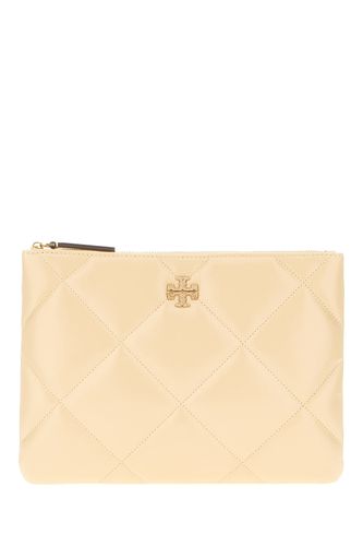 Tory Burch Cream Leather Kira Pouch - Tory Burch - Modalova