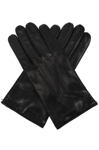 Emporio Armani Leather Gloves - Emporio Armani - Modalova