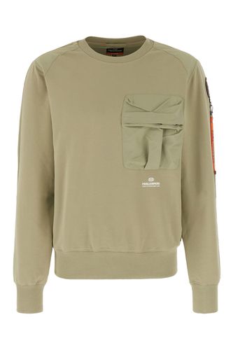 Khaki Green Stretch Cotton Sabre Sweatshirt - Parajumpers - Modalova