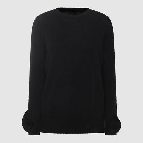 Valentino Black Wool Knitwear - Valentino - Modalova