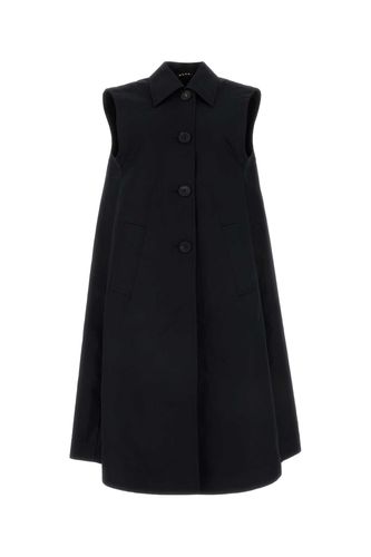 Marni Black Cotton Overcoat - Marni - Modalova