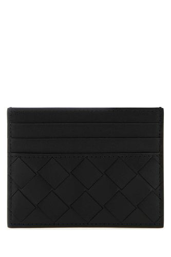 Black Leather Card Holder - Bottega Veneta - Modalova