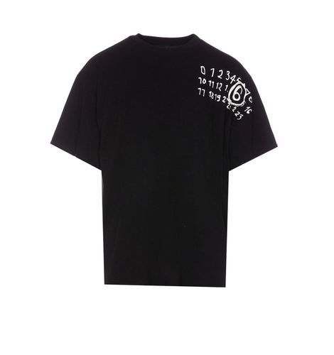 Numbers Printed Crewneck T-shirt - MM6 Maison Margiela - Modalova