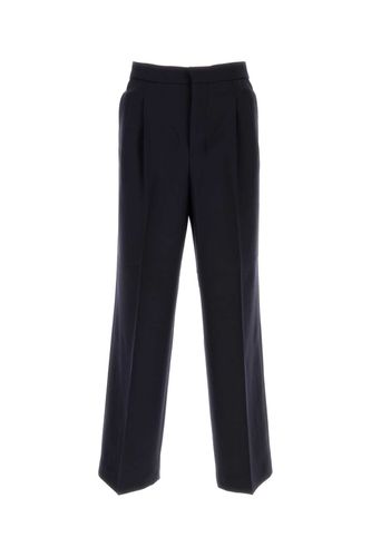 Navy Blu Wool Pant - Ami Alexandre Mattiussi - Modalova