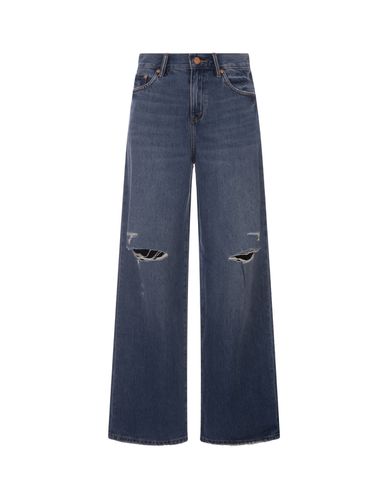 Baggy Jeans In Mid Indigo Denim - Purple Brand - Modalova