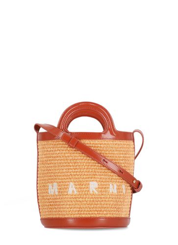 Marni Logo Embroidered Bucket Bag - Marni - Modalova