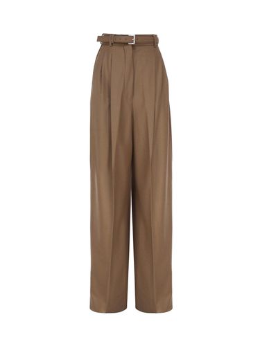 Belted Straight-leg Trousers - SportMax - Modalova