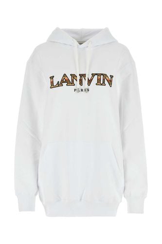 Lanvin White Cotton Sweatshirt - Lanvin - Modalova