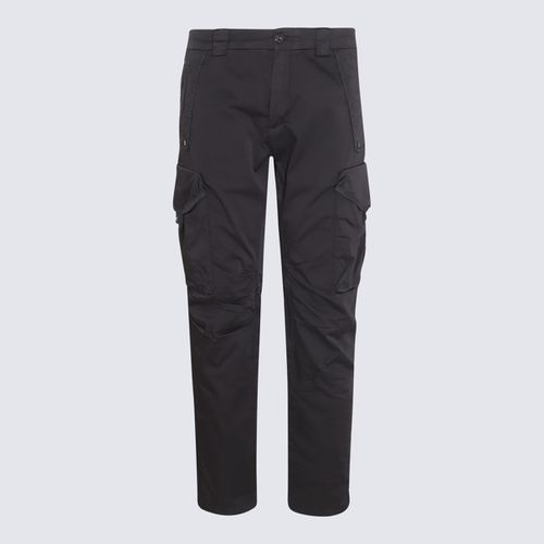 C. P. Company Black Cotton Pants - C.P. Company - Modalova